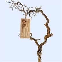 Willow Tree - Mother and Daughter Ornament, Højde: 11 cm.